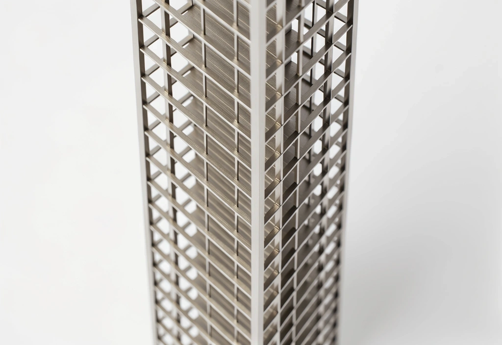 Architectural precision representing structural data