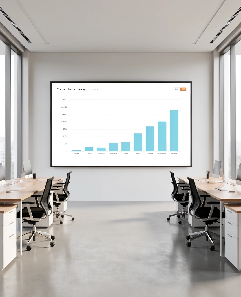 Visual hierarchy in a corporate environment